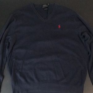 Polo navy blue sweater